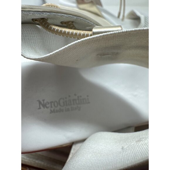 NeroGiardini Bungee Platform Wedge Sandal Size 40 US 10 - Picture 9 of 14